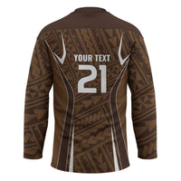 Custom Oceania Football Bula Fiji Hockey Jersey Polynesian Tribal Pattern LT9 - Polynesian Pride