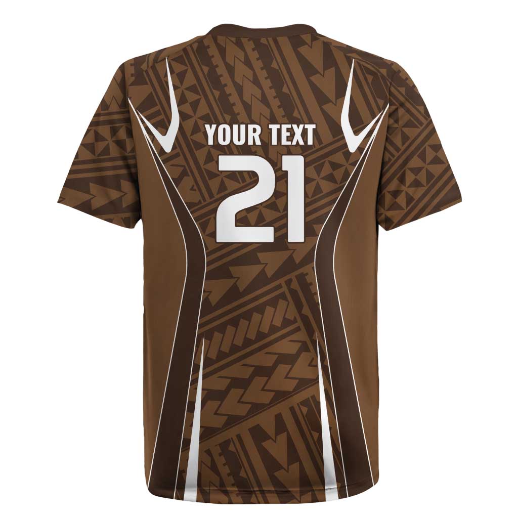 Custom Oceania Football Bula Fiji Rugby Jersey Polynesian Tribal Pattern LT9 - Polynesian Pride
