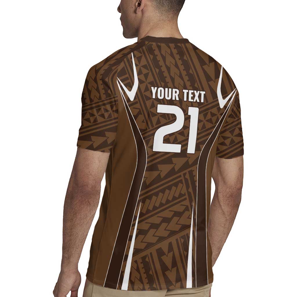 Custom Oceania Football Bula Fiji Rugby Jersey Polynesian Tribal Pattern LT9 - Polynesian Pride