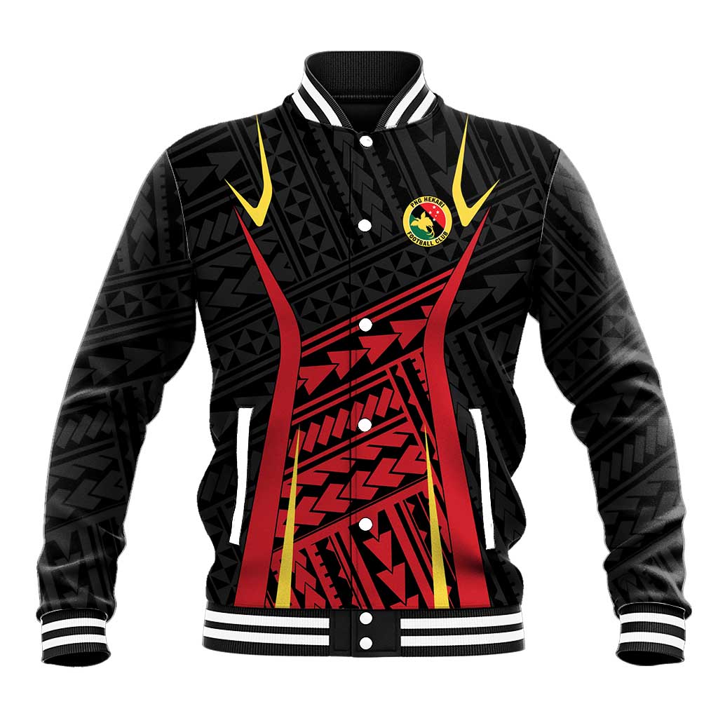 Custom Oceania Football Papua New Guinea Baseball Jacket Polynesian Tribal Pattern