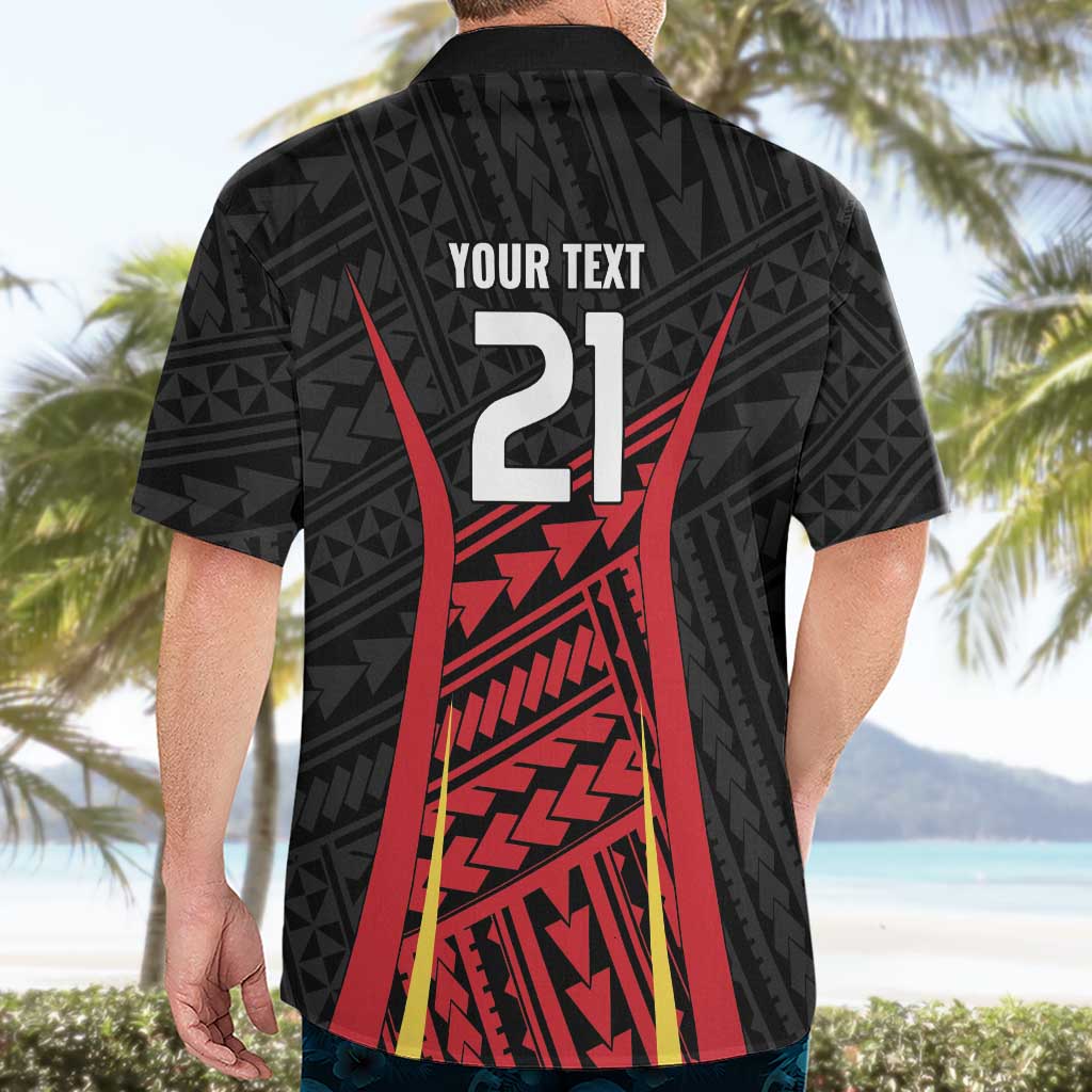 Custom Oceania Football Papua New Guinea Hawaiian Shirt Polynesian Tribal Pattern LT9 - Polynesian Pride