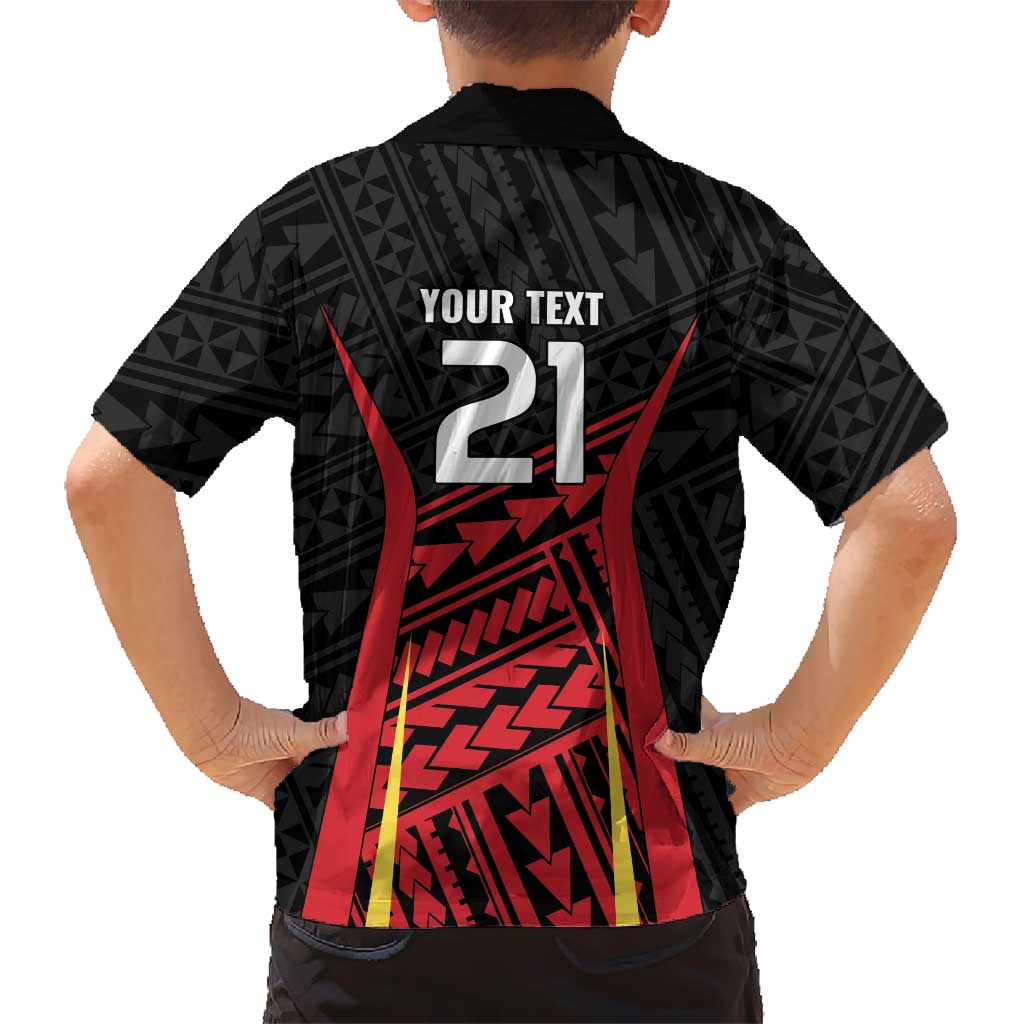Custom Oceania Football Papua New Guinea Hawaiian Shirt Polynesian Tribal Pattern LT9 - Polynesian Pride