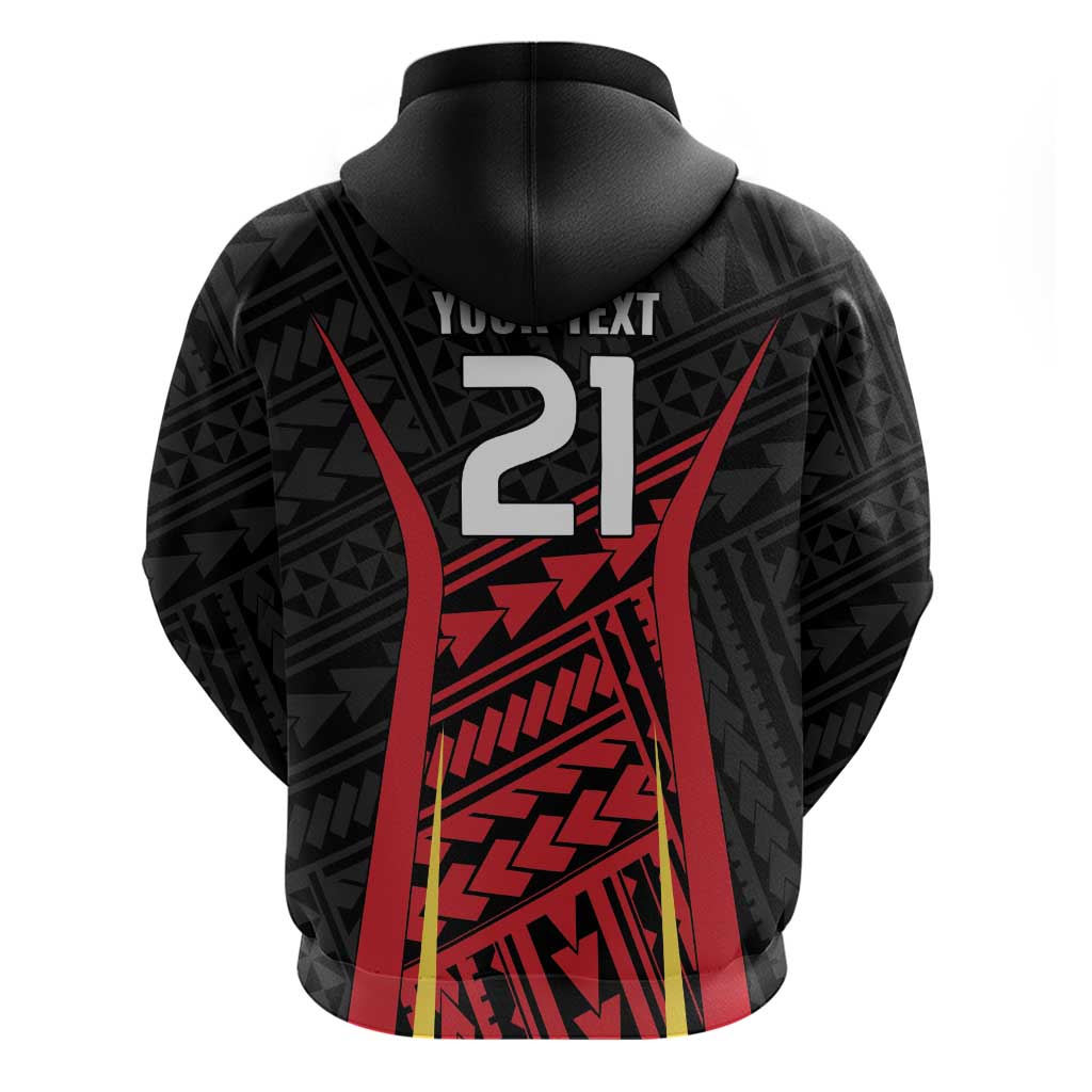 Custom Oceania Football Papua New Guinea Hoodie Polynesian Tribal Pattern LT9 - Polynesian Pride