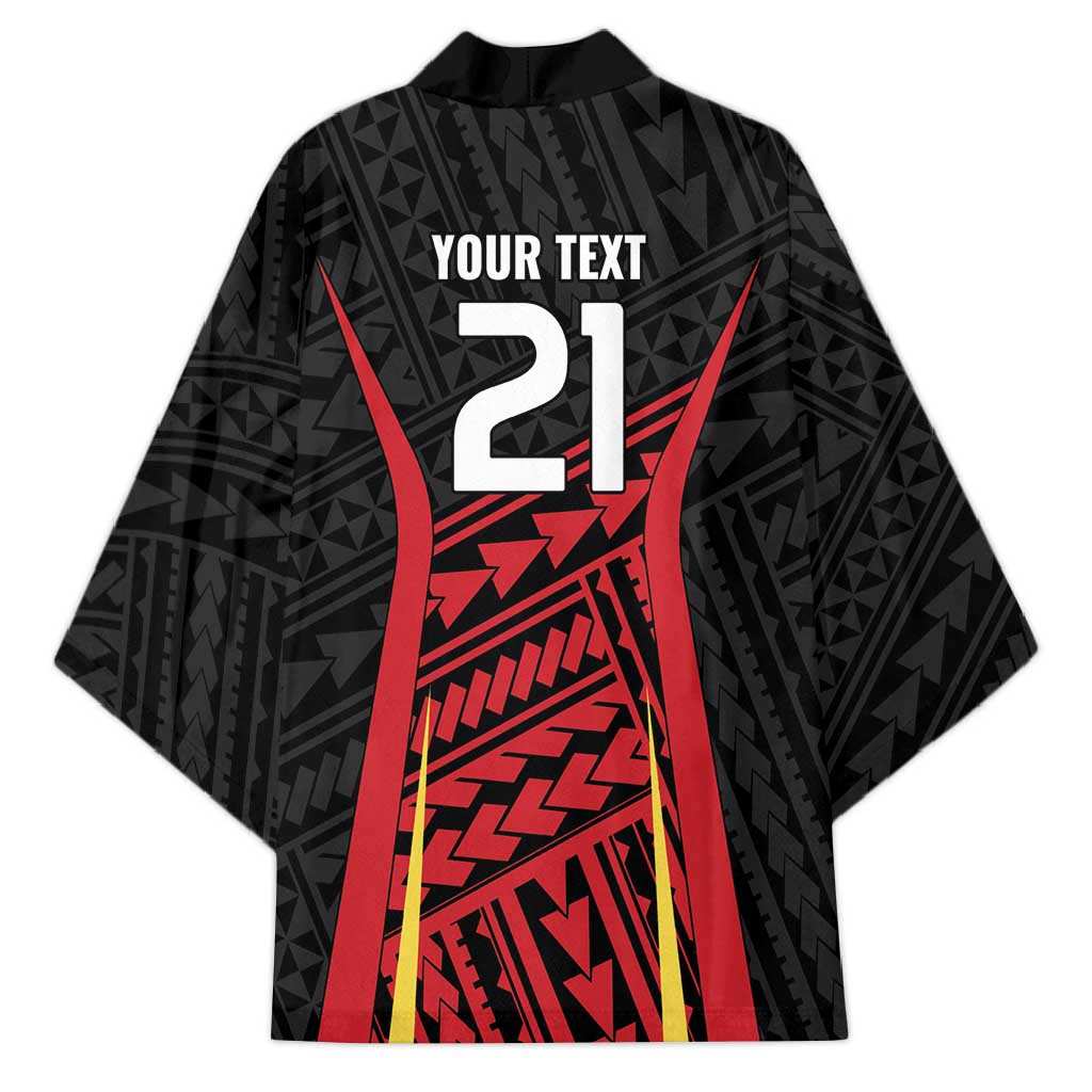 Custom Oceania Football Papua New Guinea Kimono Polynesian Tribal Pattern LT9 - Polynesian Pride