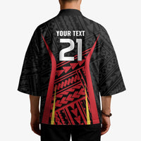 Custom Oceania Football Papua New Guinea Kimono Polynesian Tribal Pattern LT9 - Polynesian Pride