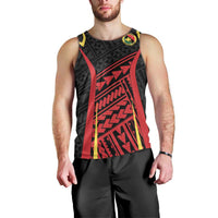Custom Oceania Football Papua New Guinea Men Tank Top Polynesian Tribal Pattern LT9 - Polynesian Pride
