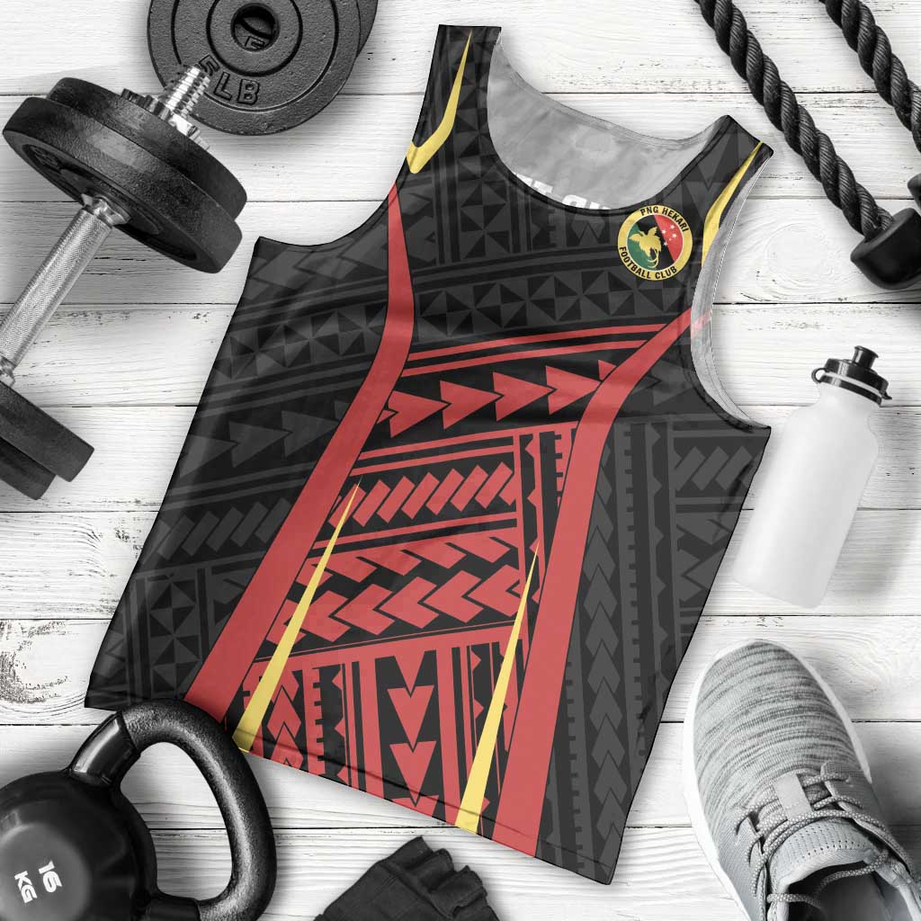 Custom Oceania Football Papua New Guinea Men Tank Top Polynesian Tribal Pattern LT9 - Polynesian Pride