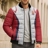 Custom Oceania Football Tahiti Bomber Puffer Jacket Polynesian Tribal Pattern