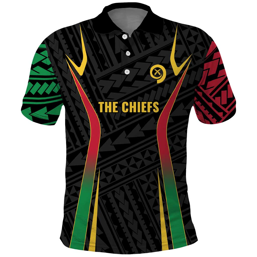 Custom Oceania Football Vanuatu Polo Shirt Polynesian Tribal Pattern