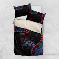Personalized Guam 80th Anniversary Liberation Day Bedding Set Guahan Basic Seal