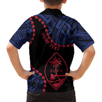 Personalized Guam 80th Anniversary Liberation Day Family Matching Tank Maxi Dress and Hawaiian Shirt Guahan Basic Seal LT9 - Polynesian Pride