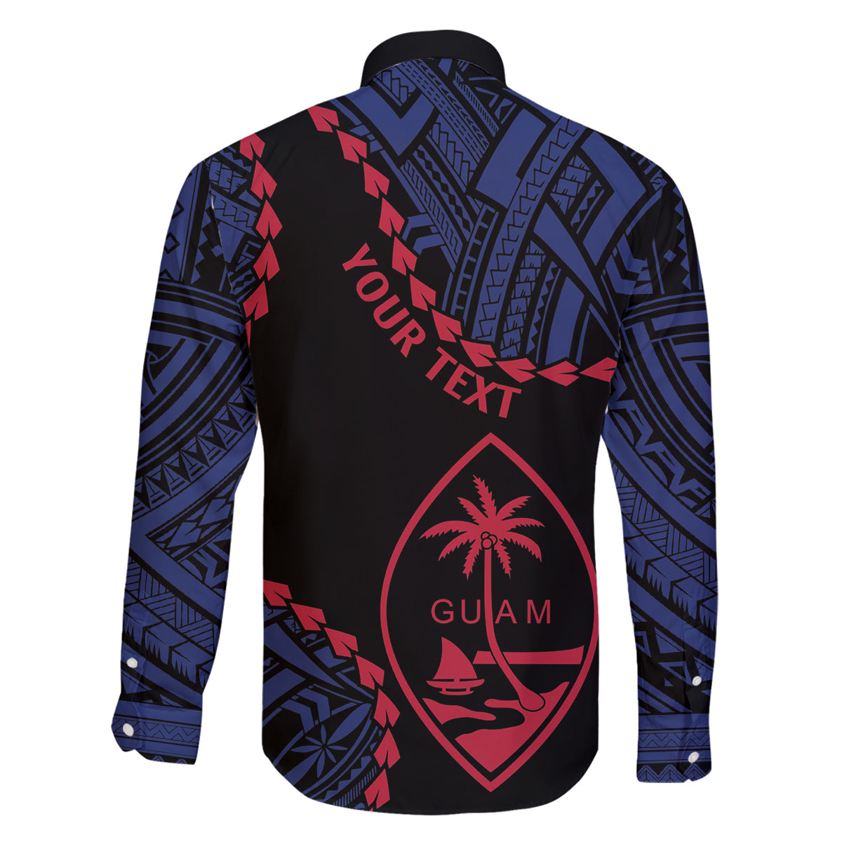 Personalized Guam 80th Anniversary Liberation Day Family Matching Tank Maxi Dress and Hawaiian Shirt Guahan Basic Seal LT9 - Polynesian Pride