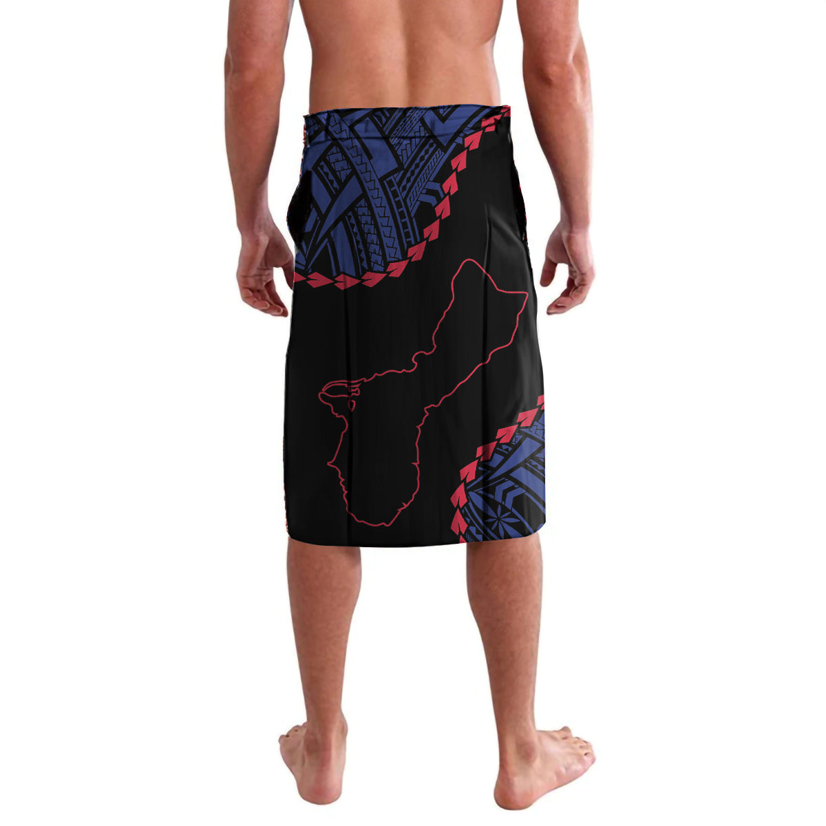 Personalized Guam 80th Anniversary Liberation Day Lavalava Guahan Basic Seal