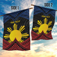 Personalized Philippines Garden Flag Polynesian Tribal Tattoo with Filipino Flag Motif