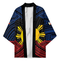 Personalized Philippines Kimono Polynesian Tribal Tattoo with Filipino Flag Motif - Polynesian Pride
