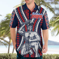 Aotearoa Father's Day Gift For Dad Hawaiian Shirt Aroha Ahau Ki A Koe Papa - Maori Style Pattern LT9 - Polynesian Pride