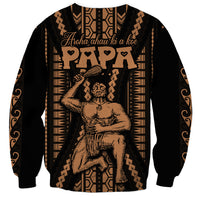 Maori Fathers Day New Zealand Sweatshirt Aroha Ahau Ki A Koe Papa - Nude LT9 - Polynesian Pride