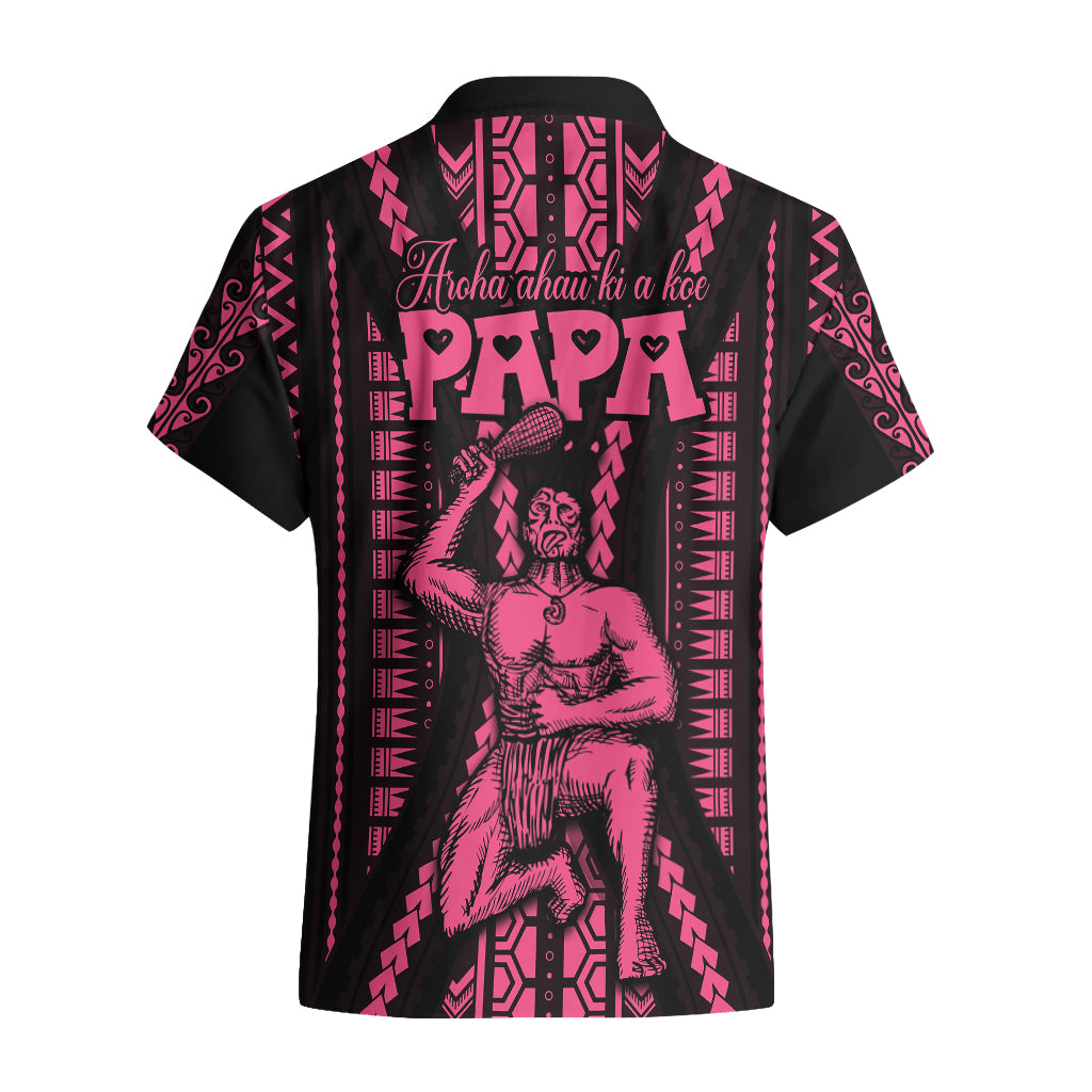 Maori Fathers Day New Zealand Hawaiian Shirt Aroha Ahau Ki A Koe Papa - Pink LT9 - Polynesian Pride