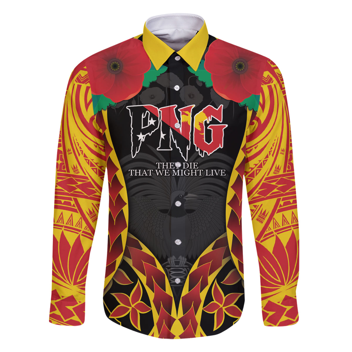 Personalised Papua New Guinea Remembrance Day Family Matching Tank Maxi Dress and Hawaiian Shirt