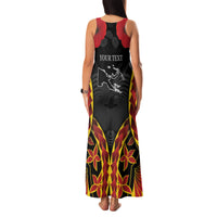 Personalised Papua New Guinea Remembrance Day Family Matching Tank Maxi Dress and Hawaiian Shirt