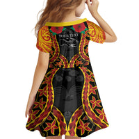 Personalised Papua New Guinea Remembrance Day Kid Short Sleeve Dress