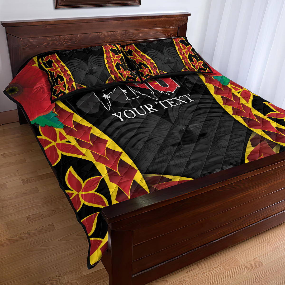 Personalised Papua New Guinea Remembrance Day Quilt Bed Set