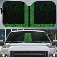 New Zealand Maori Kowhaiwhai Auto Sun Shade Kakariki Maui and Mangopare - Polynesian Pride