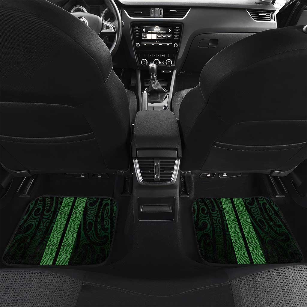 New Zealand Maori Kowhaiwhai Car Mats Kakariki Maui and Mangopare