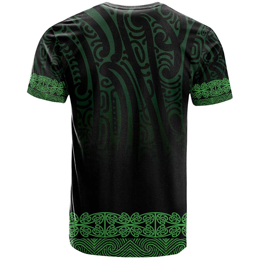 New Zealand Maori Kowhaiwhai T Shirt Kakariki Maui and Mangopare
