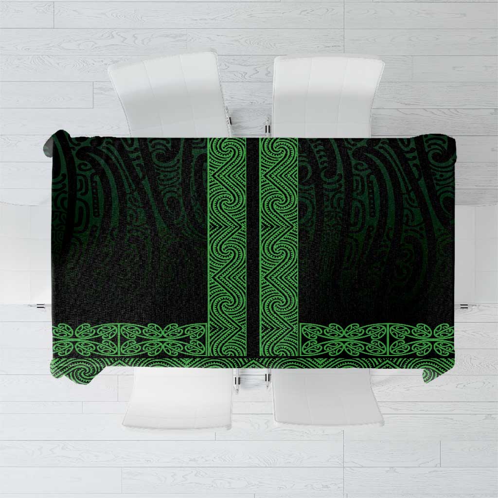 New Zealand Maori Kowhaiwhai Tablecloth Kakariki Maui and Mangopare