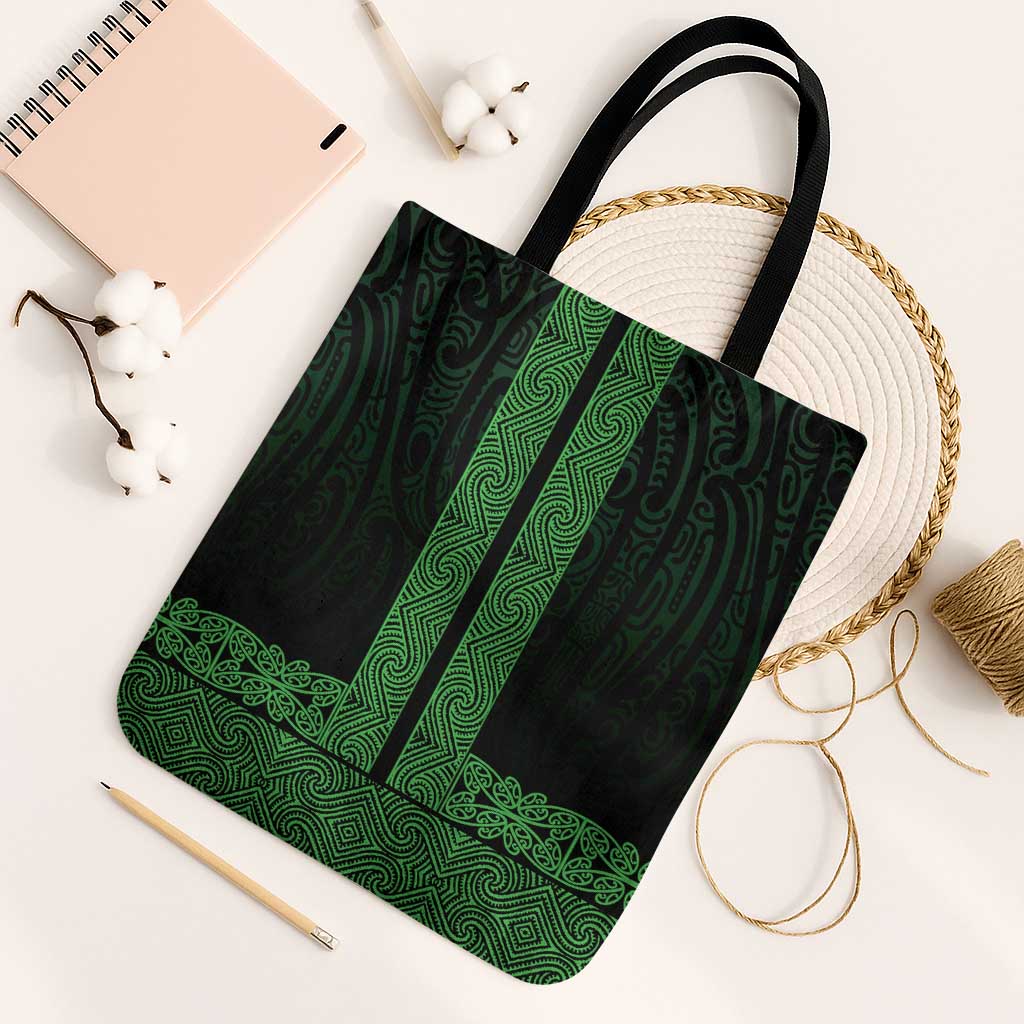 New Zealand Maori Kowhaiwhai Tote Bag Kakariki Maui and Mangopare - Polynesian Pride