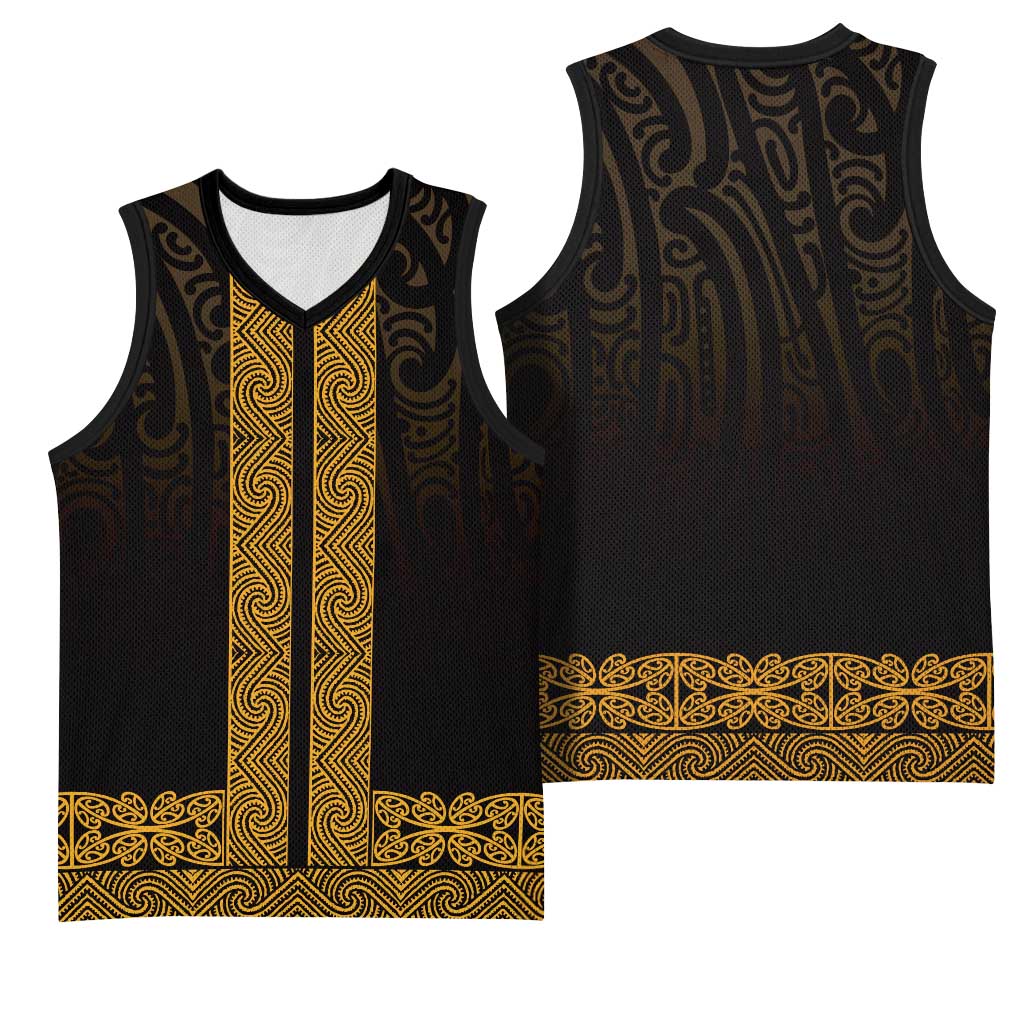 New Zealand Maori Kowhaiwhai Basketball Jersey Karaka Maui and Mangopare - Polynesian Pride