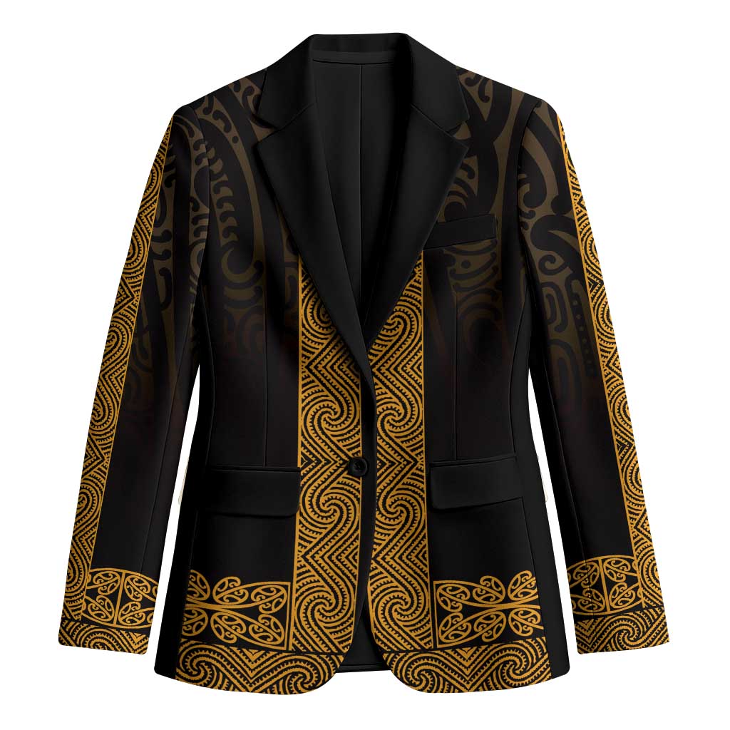 New Zealand Maori Kowhaiwhai Blazer Karaka Maui and Mangopare - Polynesian Pride