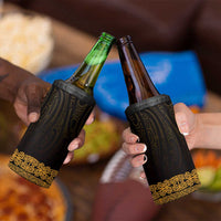 New Zealand Maori Kowhaiwhai 4 in 1 Can Cooler Tumbler Karaka Maui and Mangopare