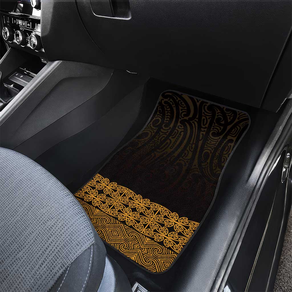 New Zealand Maori Kowhaiwhai Car Mats Karaka Maui and Mangopare
