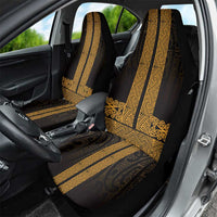 New Zealand Maori Kowhaiwhai Car Seat Cover Karaka Maui and Mangopare