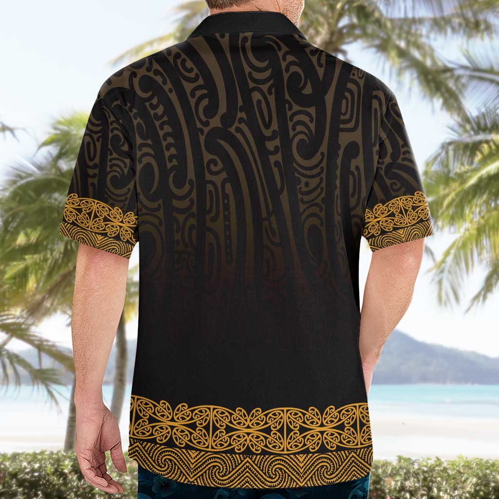 New Zealand Maori Kowhaiwhai Hawaiian Shirt Karaka Maui and Mangopare
