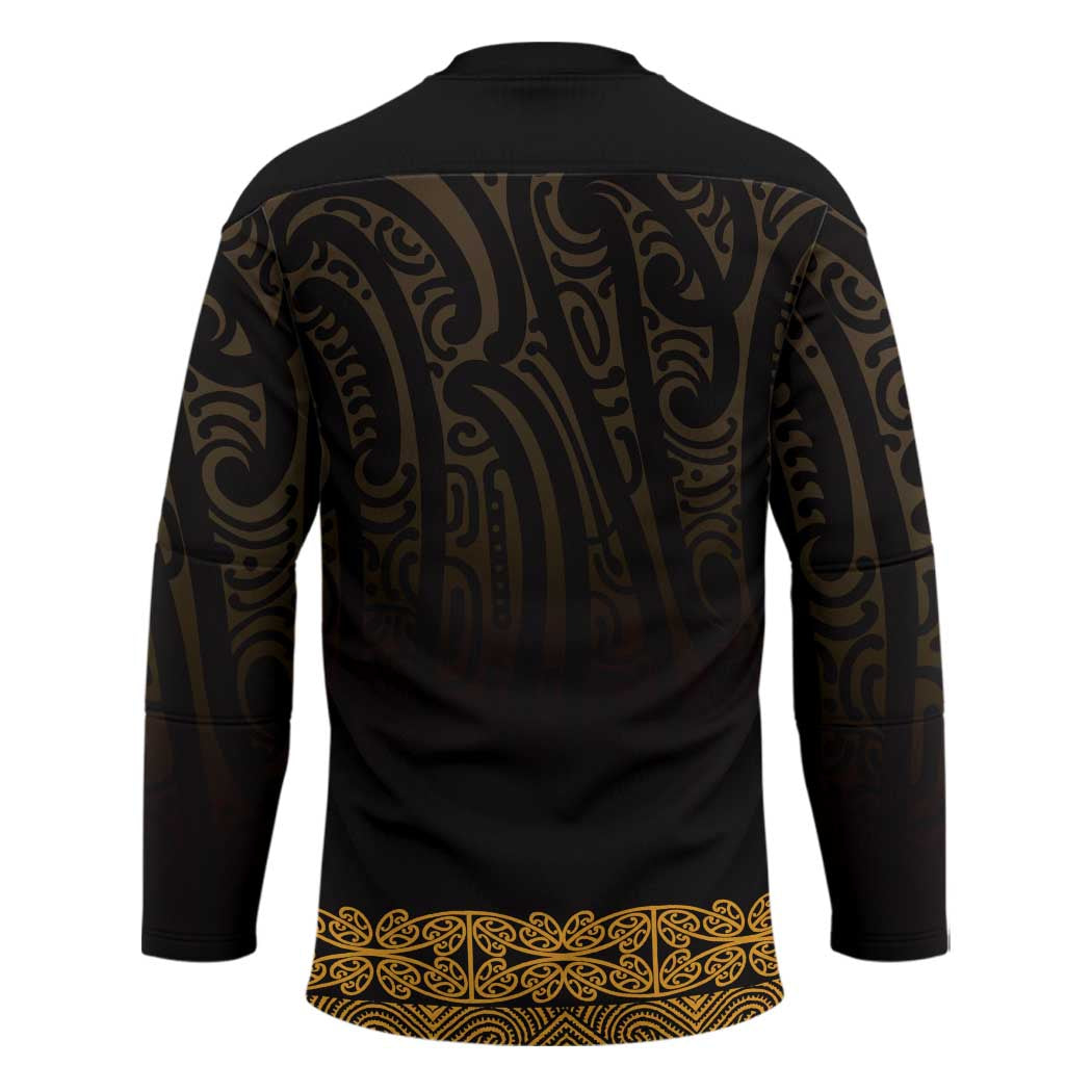 New Zealand Maori Kowhaiwhai Hockey Jersey Karaka Maui and Mangopare - Polynesian Pride