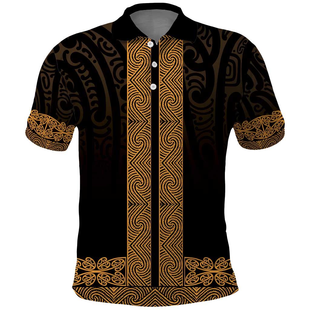 New Zealand Maori Kowhaiwhai Polo Shirt Karaka Maui and Mangopare