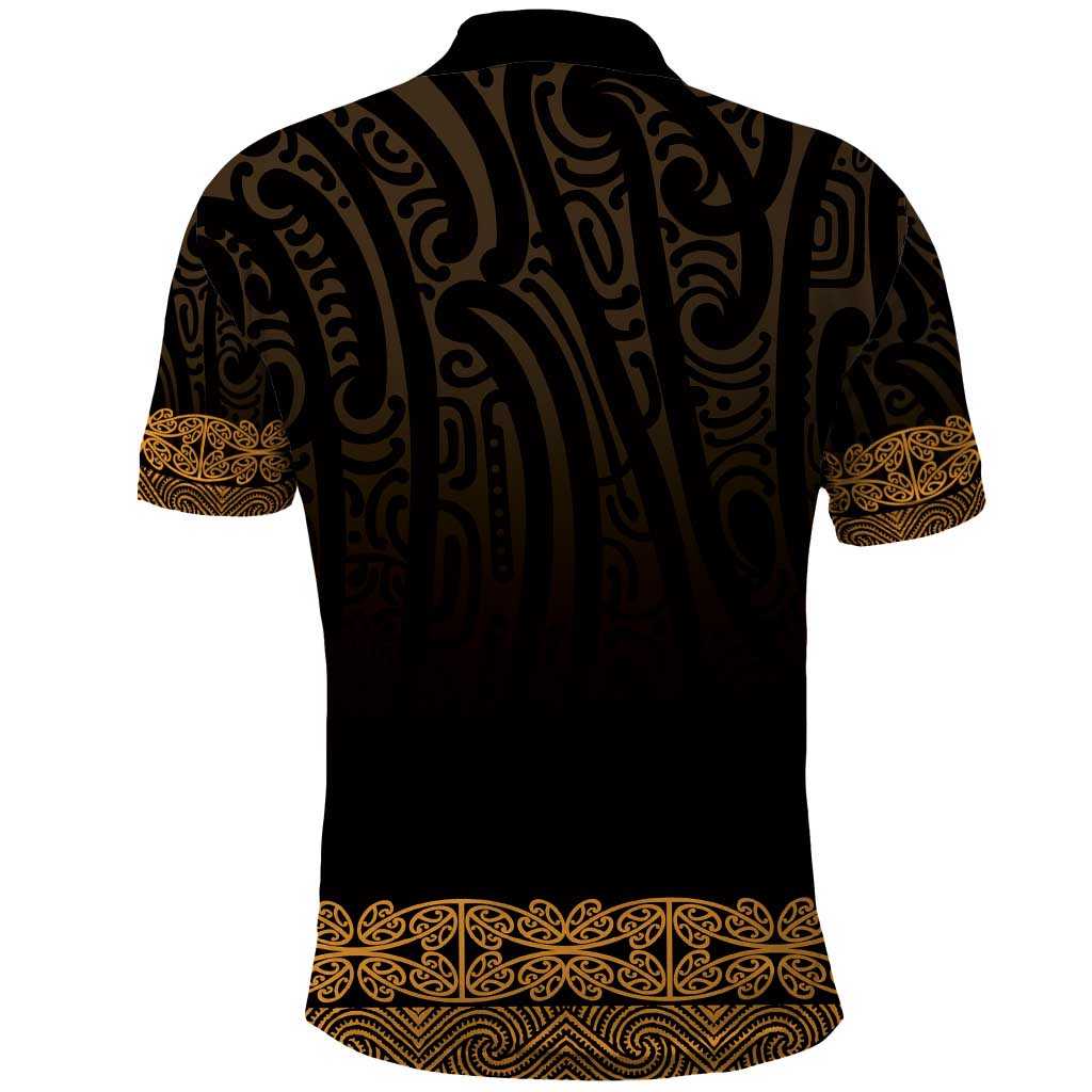 New Zealand Maori Kowhaiwhai Polo Shirt Karaka Maui and Mangopare