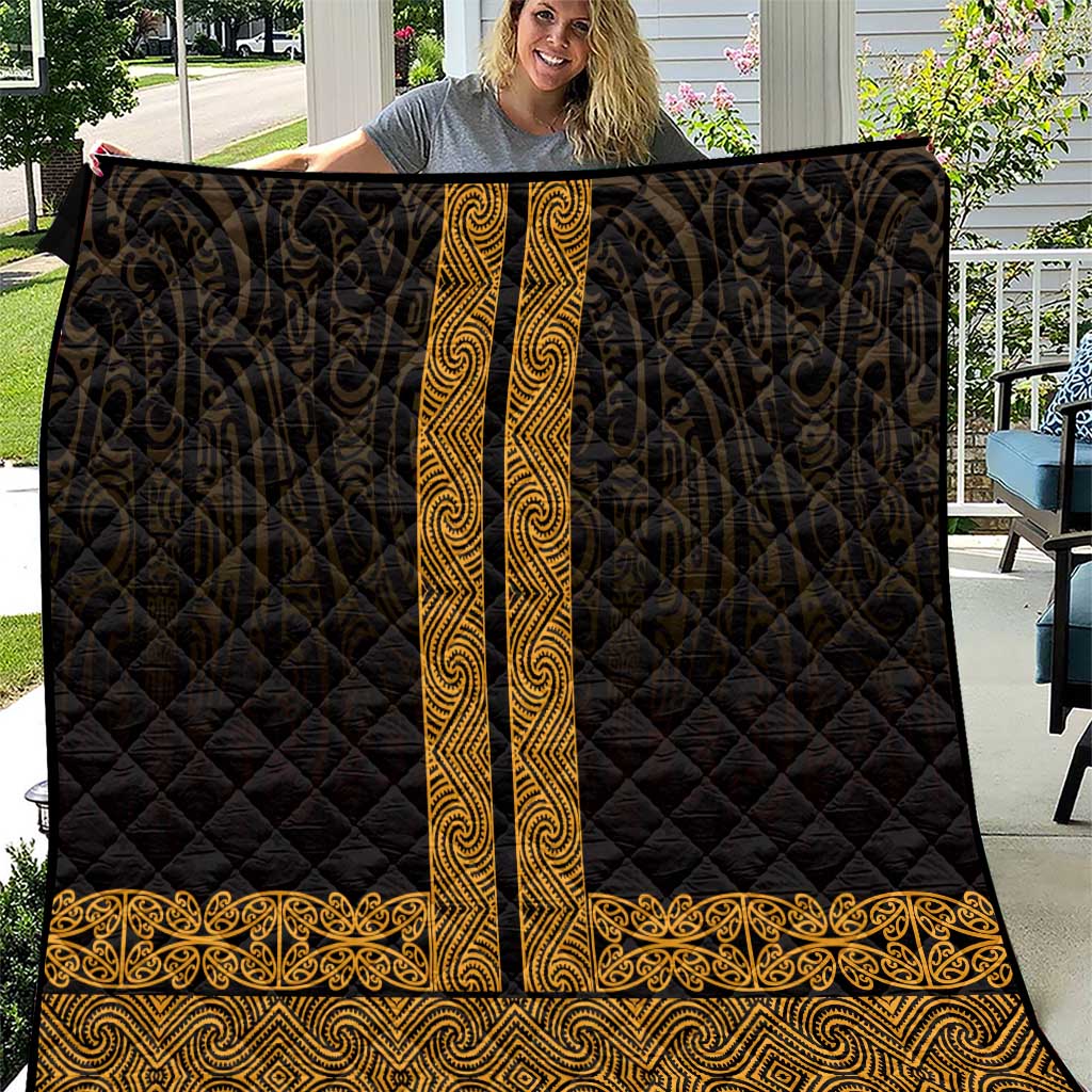 New Zealand Maori Kowhaiwhai Quilt Karaka Maui and Mangopare