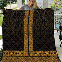 New Zealand Maori Kowhaiwhai Quilt Karaka Maui and Mangopare