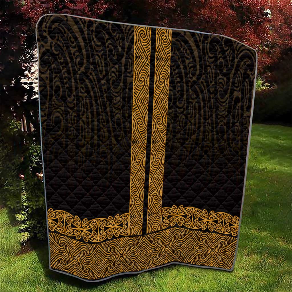 New Zealand Maori Kowhaiwhai Quilt Karaka Maui and Mangopare