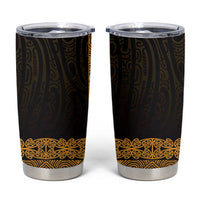 New Zealand Maori Kowhaiwhai Tumbler Cup Karaka Maui and Mangopare