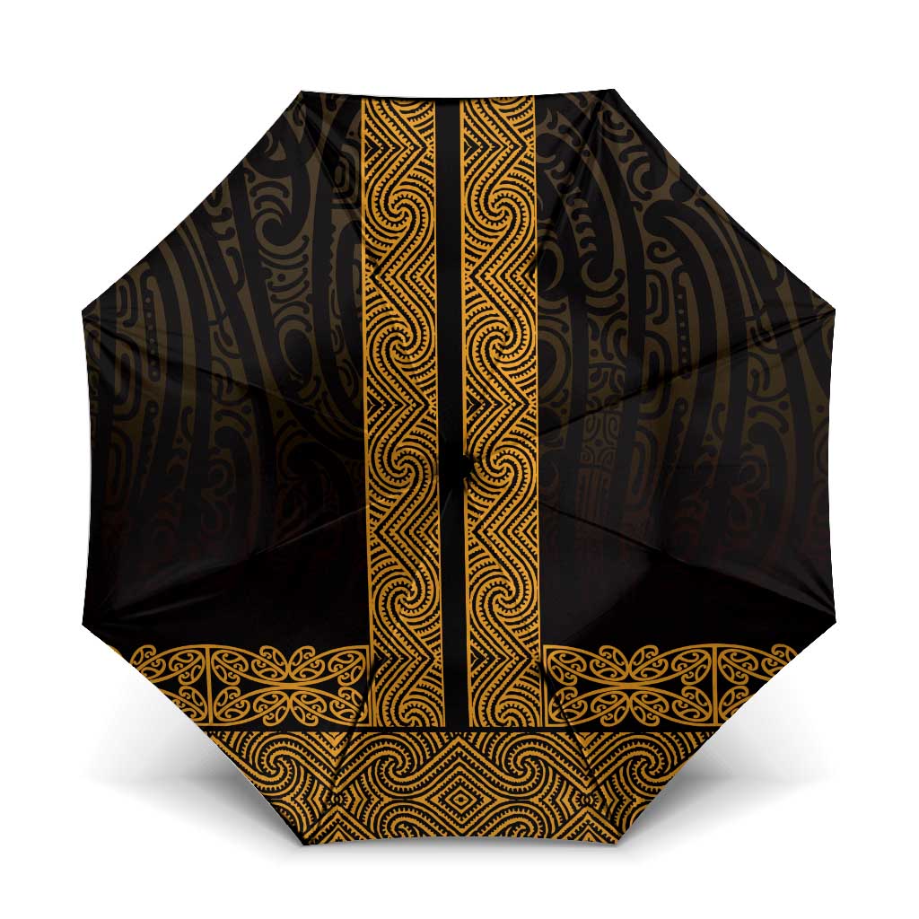 New Zealand Maori Kowhaiwhai Umbrella Karaka Maui and Mangopare - Polynesian Pride