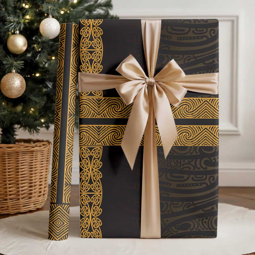 New Zealand Maori Kowhaiwhai Wrapping Paper Karaka Maui and Mangopare - Polynesian Pride