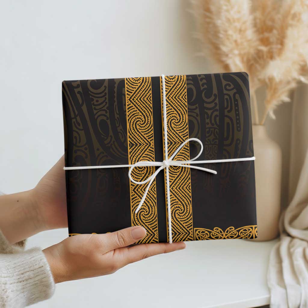 New Zealand Maori Kowhaiwhai Wrapping Paper Karaka Maui and Mangopare - Polynesian Pride