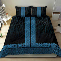 New Zealand Maori Kowhaiwhai Bedding Set Kikorangi Maui and Mangopare