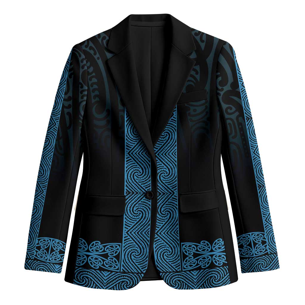 New Zealand Maori Kowhaiwhai Blazer Kikorangi Maui and Mangopare - Polynesian Pride