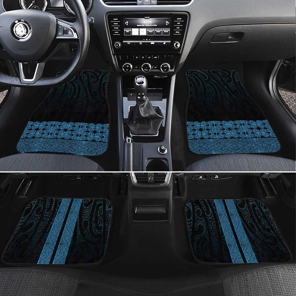 New Zealand Maori Kowhaiwhai Car Mats Kikorangi Maui and Mangopare